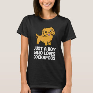Camiseta Solo un chico que ama a los Cockapoos