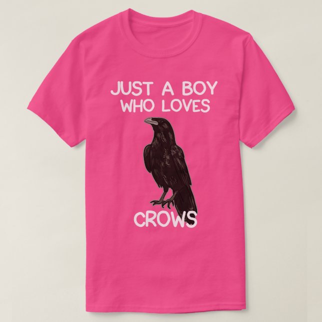 Camiseta Solo un chico que ama a los cuervos (Diseño del anverso)