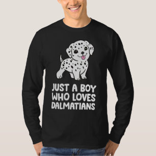 Camiseta Solo un chico que ama a los dálmatas