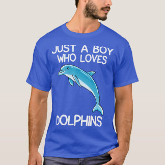 Camiseta Solo un chico que ama a los delfines