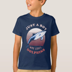 Camiseta Solo un chico que ama a los delfines