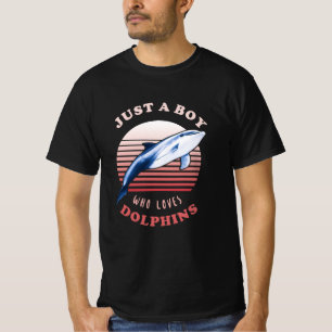 Camiseta Solo un chico que ama a los delfines