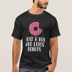 Camiseta Solo un chico que ama a los donuts