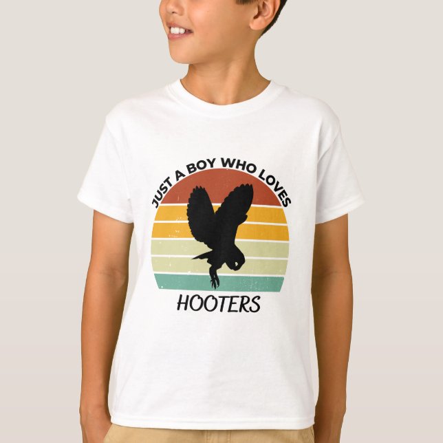 Camiseta Solo un chico que ama a los hooters (Anverso)