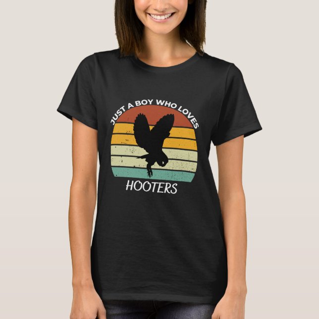 Camiseta Solo un chico que ama a los hooters (Anverso)