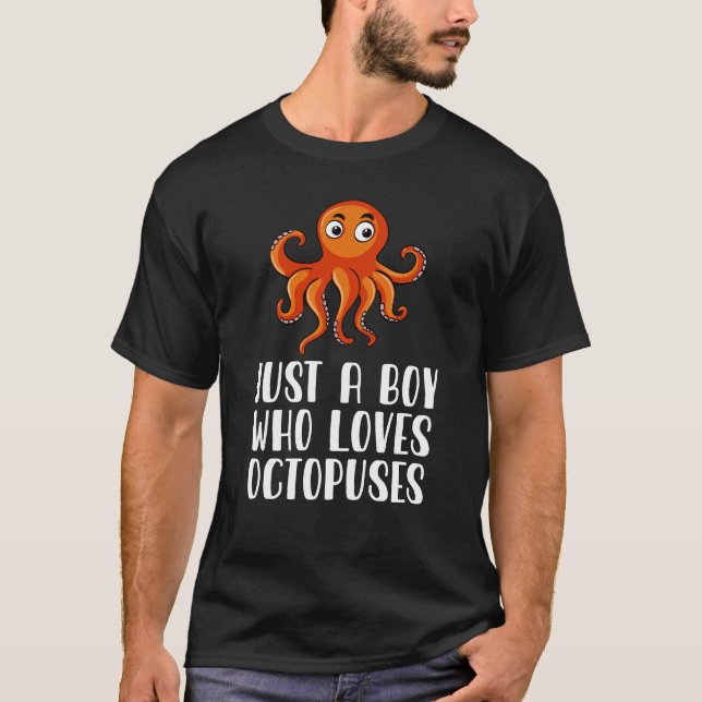 Camiseta Solo un chico que ama a los Octopuses (Anverso)