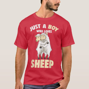 Camiseta Solo un chico que ama a los pastores de ovejas