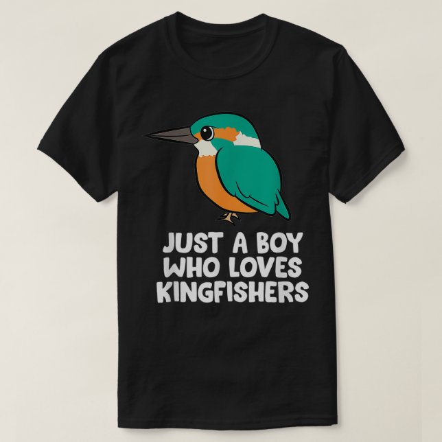 Camiseta Solo un chico que ama a los pescadores de Kingfish (Diseño del anverso)
