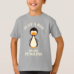 Camiseta Solo un chico que ama a los pingüinos