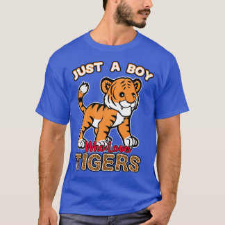 Camiseta Solo un chico que ama a los tigres