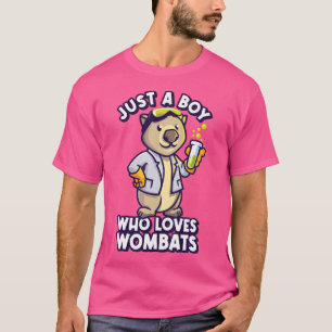 Camiseta Solo un chico que ama a los Wombats