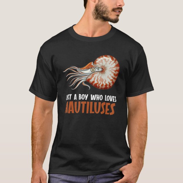 Camiseta Solo un chico que ama a Nautilus (Anverso)