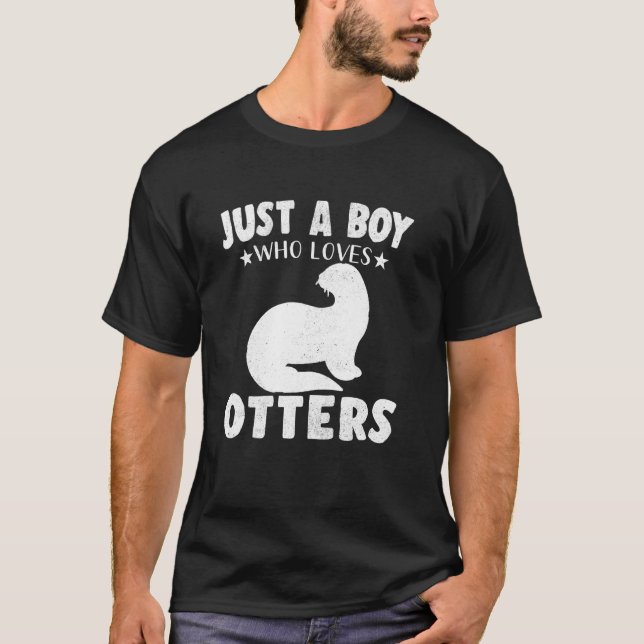 Camiseta Solo un chico que ama a otros animales (Anverso)