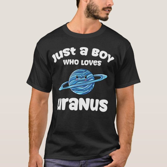 Camiseta Solo un chico que ama a Urano (Anverso)