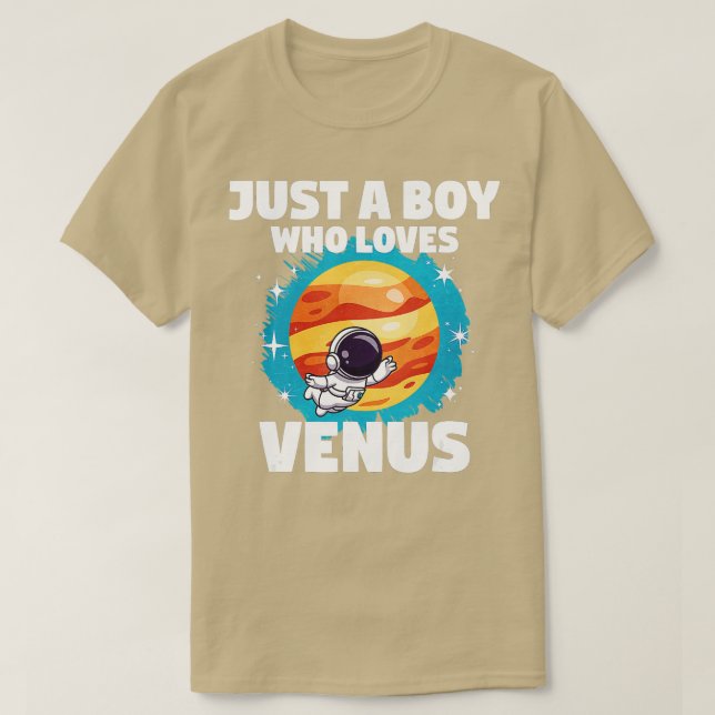 Camiseta Solo un chico que ama a Venus (Diseño del anverso)