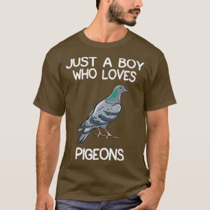 Camiseta Solo un chico que ama al dueño de las palomas como
