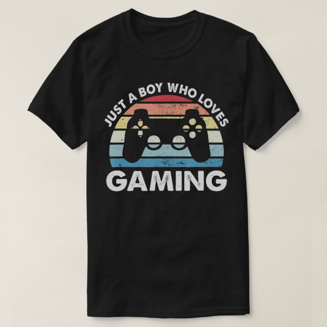 CAMISETA SOLO UN CHICO QUE AMA EL JUEGO GRACIOSO (Diseño del anverso)