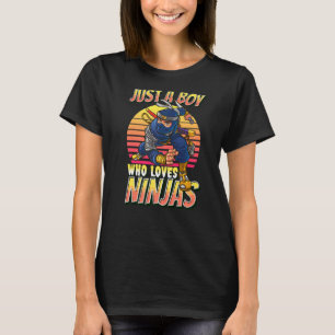 Camiseta Solo un chico que ama el karate juvenil Ninjas
