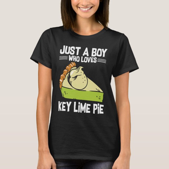 Camiseta Solo Un Chico Que Ama El Lime Pie (Anverso)