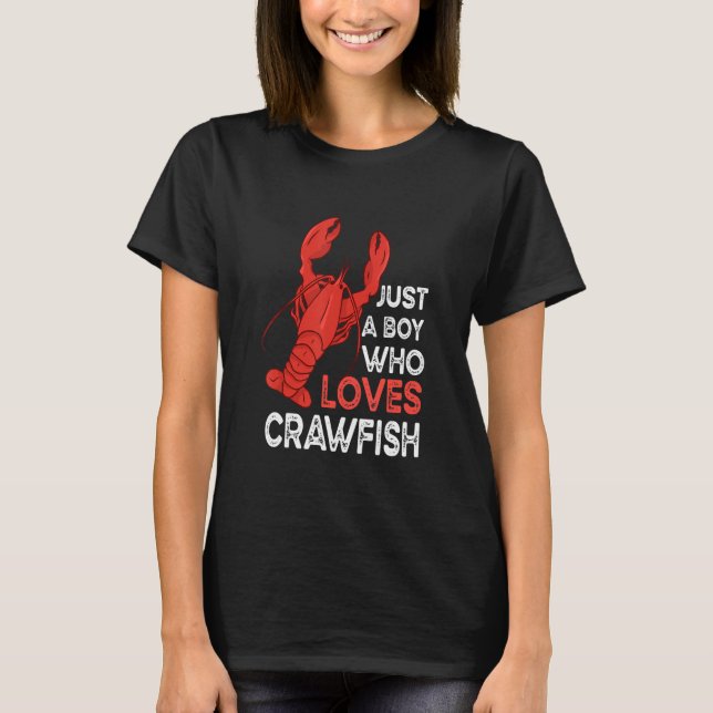 Camiseta Solo un chico que ama el marisco de langosta (Anverso)