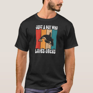 Camiseta Sólo un chico que ama el océano marino de las ball
