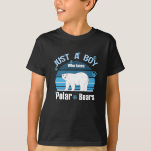 Camiseta Solo un chico que ama el oso polar