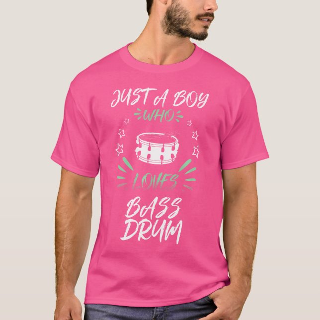 Camiseta Solo un chico que ama el tambor de culo (Anverso)