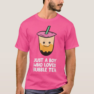 Camiseta Solo un chico que ama el té de burbuja 1053