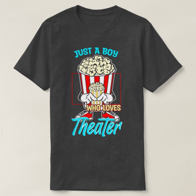 Camiseta Solo un chico que ama el teatro (Diseño del anverso)