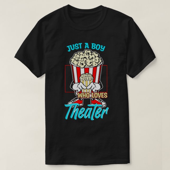 Camiseta Solo un chico que ama el teatro (Diseño del anverso)