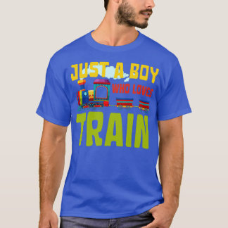 Camiseta Solo un chico que ama el tren 1