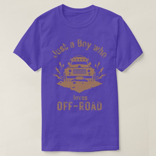 Camiseta Solo un chico que ama la carretera 1 (Diseño del anverso)
