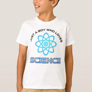 Camiseta Solo un chico que ama la ciencia