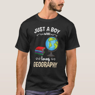 Camiseta Solo un chico que ama la geografía
