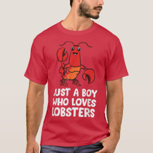 Camiseta Solo un chico que ama la langosta