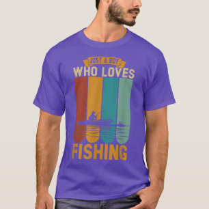 Camiseta Solo un chico que ama la pesca2138