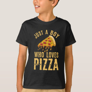 Camiseta Solo un chico que ama la pizza