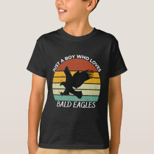 Camiseta Solo un chico que ama las águilas calvas