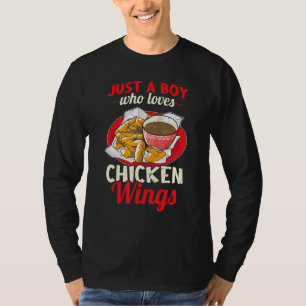 Camiseta Solo un chico que ama las alas de pollo