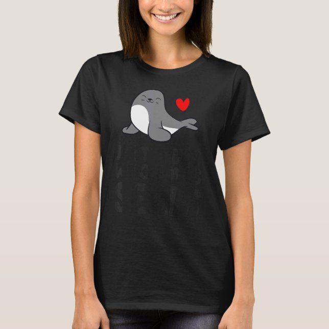 Camiseta Solo un chico que ama las focas (Anverso)
