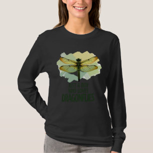 Camiseta Sólo un chico que ama las libélulas. Libélulas arr