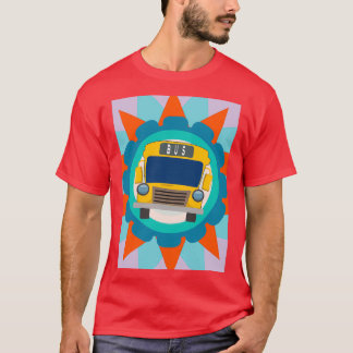 Camiseta Solo un chico que ama los autobuses escolares con