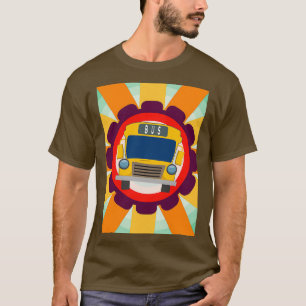 Camiseta Solo un chico que ama los autobuses escolares con