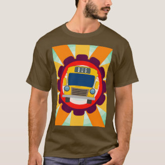 Camiseta Solo un chico que ama los autobuses escolares con 