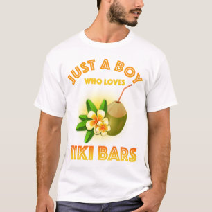 Camiseta Solo un chico que ama los bares de Tiki