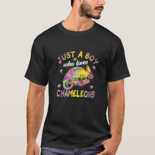 Camiseta Solo un chico que ama los camaleones