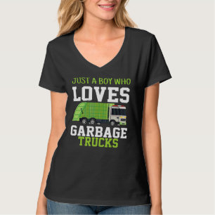 Camiseta Solo un chico que ama los camiones de basura