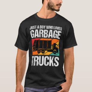 Camiseta Solo un chico que ama los camiones de basura 1