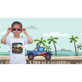 Camiseta Solo un chico que ama los camiones de monstruos