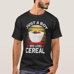 Camiseta Solo un chico que ama los cereales